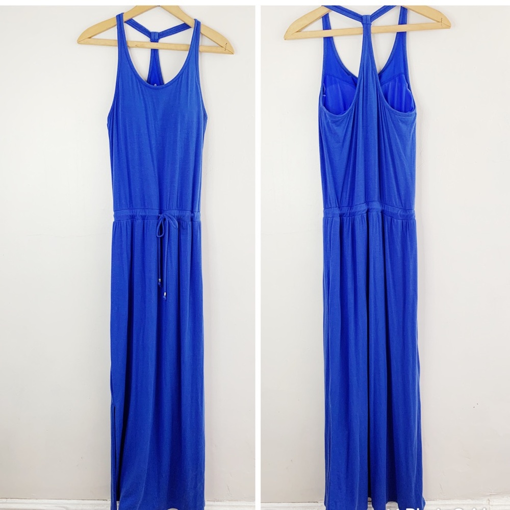 Athleta Womens Athletic Stretchy Maxi Dress Sz XSP